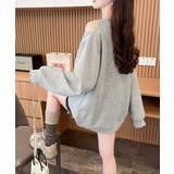 肩開きトップス カットアウトトレーナー ゆったりトップス | SUNSHINE CLOSET | 詳細画像7 