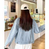 デニムブルゾン 韓国ファッション 大人カジュアルGジャン | SUNSHINE CLOSET | 詳細画像14 