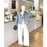 デニムブルゾン 韓国ファッション 大人カジュアルGジャン | SUNSHINE CLOSET | 詳細画像15 