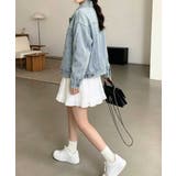 デニムブルゾン 韓国ファッション 大人カジュアルGジャン | SUNSHINE CLOSET | 詳細画像5 