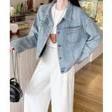 デニムブルゾン 韓国ファッション 大人カジュアルGジャン | SUNSHINE CLOSET | 詳細画像9 