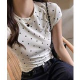 tシャツ半袖コンパクトTシャツ カットソー半袖 韓国風 | SUNSHINE CLOSET | 詳細画像16