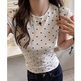 tシャツ半袖コンパクトTシャツ カットソー半袖 韓国風 | SUNSHINE CLOSET | 詳細画像17