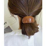 ミックスカラーカーブヘアゴムレトロお洒落 | SUNSHINE CLOSET | 詳細画像1 