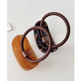 ミックスカラーカーブヘアゴムレトロお洒落 | SUNSHINE CLOSET | 詳細画像16 