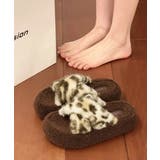 ファーサンダル 厚底韓国風ファースリッパ | SUNSHINE CLOSET | 詳細画像10