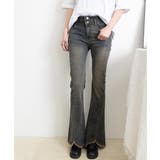 フレアデニムパンツ ハイウエストジーンズ | SUNSHINE CLOSET | 詳細画像7