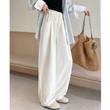 ワイドパンツウエストゴムストレートパンツ | SUNSHINE CLOSET | 詳細画像1