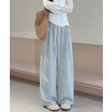 ワイドパンツウエストゴムストレートパンツ | SUNSHINE CLOSET | 詳細画像10