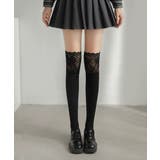 ニーハイソックス花柄レース切り替え靴下 | SUNSHINE CLOSET | 詳細画像10 