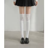 ニーハイソックス花柄レース切り替え靴下 | SUNSHINE CLOSET | 詳細画像2 