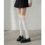 ニーハイソックス花柄レース切り替え靴下 | SUNSHINE CLOSET | 詳細画像4 