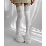 ニーハイソックス花柄レース切り替え靴下 | SUNSHINE CLOSET | 詳細画像6 