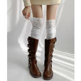 ニーハイソックス花柄レース切り替え靴下 | SUNSHINE CLOSET | 詳細画像8 