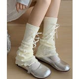 レッグウォーマー リボン付きレッグカバー | SUNSHINE CLOSET | 詳細画像1 