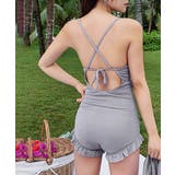 フリル付きスイムウェア クロスバックワンピース水着 カーディガン付き | SUNSHINE CLOSET | 詳細画像11 