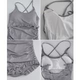 フリル付きスイムウェア クロスバックワンピース水着 カーディガン付き | SUNSHINE CLOSET | 詳細画像18 