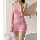 オープンバックワンピース ショートパンツセットアップ 体型カバー | SUNSHINE CLOSET | 詳細画像12 
