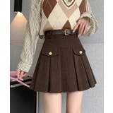 コーデュロイプリーツスカート ベルト付き | SUNSHINE CLOSET | 詳細画像7 