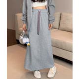 スウェットロングスカート バックスリット | SUNSHINE CLOSET | 詳細画像1 