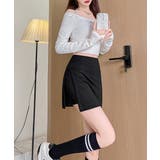 スリット入りキュロットスカート 露出防止 | ANGELCLOSET | 詳細画像12