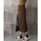 コーデュロイタイトスカート ベルト付き | SUNSHINE CLOSET | 詳細画像18 
