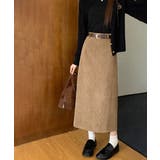コーデュロイタイトスカート ベルト付き | SUNSHINE CLOSET | 詳細画像3 