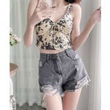 カップ付きキャミソール 水墨柄ブラトップ | SUNSHINE CLOSET | 詳細画像5 