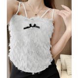 フリンジキャミソールカップ付きブラトップ | SUNSHINE CLOSET | 詳細画像1 