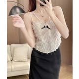 フリンジキャミソールカップ付きブラトップ | SUNSHINE CLOSET | 詳細画像5 