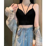 カップ付きキャミソールホルターネック快適 | ANGELCLOSET | 詳細画像2