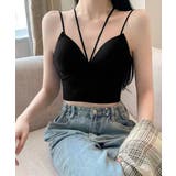 カップ付きキャミソールホルターネック快適 | ANGELCLOSET | 詳細画像3