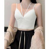 カップ付きキャミソールホルターネック快適 | ANGELCLOSET | 詳細画像4