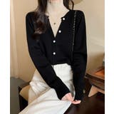 レイヤード風 ニットトップス ハイネック | SUNSHINE CLOSET | 詳細画像1