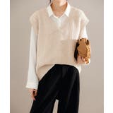 ケーブルニットベスト レディースチョッキ | SUNSHINE CLOSET | 詳細画像1