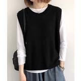 ニットベスト レディースチョッキ 重ね着 | SUNSHINE CLOSET | 詳細画像3