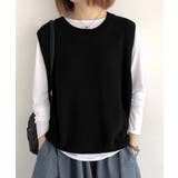 ニットベスト レディースチョッキ 重ね着 | SUNSHINE CLOSET | 詳細画像4