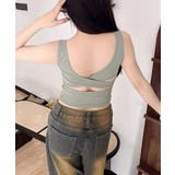カップ付きタンクトップ背中あきブラトップ | ANGELCLOSET | 詳細画像15