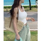 カップ付きタンクトップ背中あきブラトップ | ANGELCLOSET | 詳細画像3