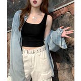 カップ付きタンクトップ背中あきブラトップ | ANGELCLOSET | 詳細画像5