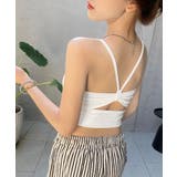 カップ付きキャミソール背中あきブラトップ | SUNSHINE CLOSET | 詳細画像9 
