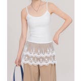 カップ付きブラキャミソールレース切り替え | ANGELCLOSET | 詳細画像11