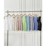 透かし編みニットベスト 重ね着ニットジレ | ANGELCLOSET | 詳細画像9
