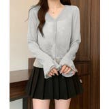 ニットカーディガンフリル裾ニットトップス | SUNSHINE CLOSET | 詳細画像6