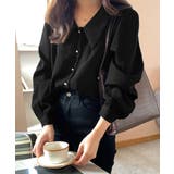 シャツブラウス ゴールドボタン ブラウス | SUNSHINE CLOSET | 詳細画像3