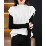 ニットベスト プチハイネック ニットジレ | SUNSHINE CLOSET | 詳細画像1