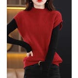 ニットベスト プチハイネック ニットジレ | SUNSHINE CLOSET | 詳細画像11