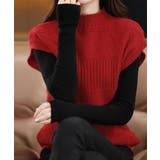 ニットベスト プチハイネック ニットジレ | SUNSHINE CLOSET | 詳細画像12