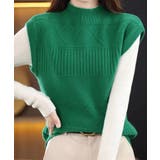 ニットベスト プチハイネック ニットジレ | SUNSHINE CLOSET | 詳細画像13