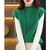 ニットベスト プチハイネック ニットジレ | SUNSHINE CLOSET | 詳細画像15